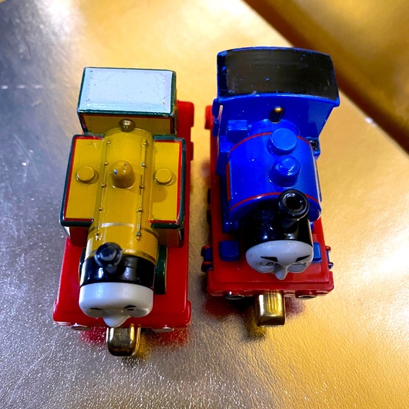 THOMAS AND FRIENDS DIE CAST VTG 2008 STEPNEY #55 & SIR HANDEL #3 & 2002 TREVOR - Picture 11 of 16